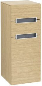 Villeroy & Boch Seitenschrank Subway 2.0 in Nord Oak mit grauen Fronten, B/T/H: 35,6 x 37,0 x 85,7 cm - Bild 1