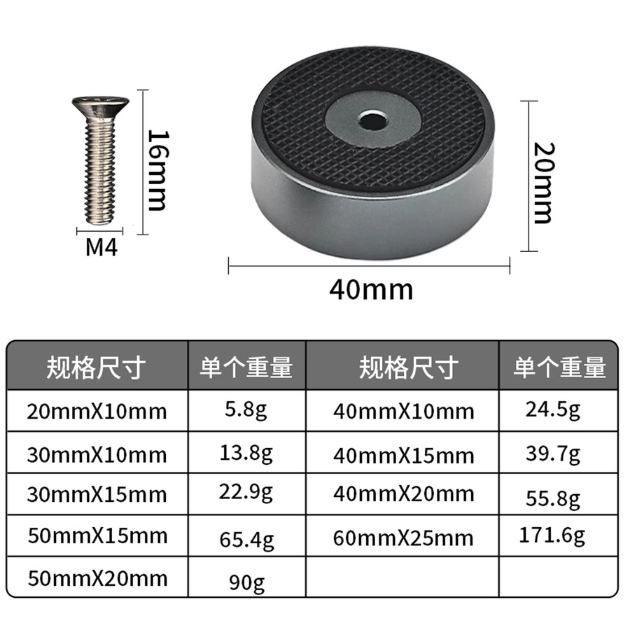 GD-PARTS Set aus 4 Lautsprecher-Spikes aus Aluminiumlegierung zur Isolation für Subwoofer und Verstärker in Gold - Bild 2