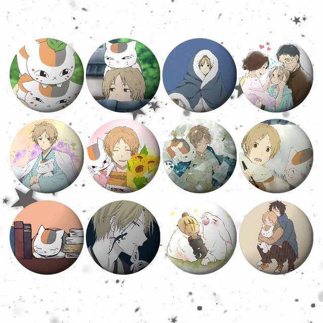Kayou Abzeichen Pins, Anime N-Natsume Yuujinchou, Unisex - Bild 1