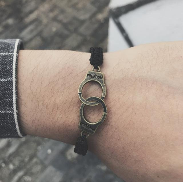 Armband geflochtenes Seil, bronze, Unisex - Bild 1