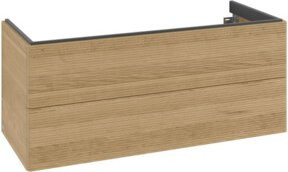 V&B Waschtischunterschrank Antao mit Auszugsbeleuchtung in Honey Oak, B/T/H: 118,8 x 50,4 x 49,3 cm - Bild 1