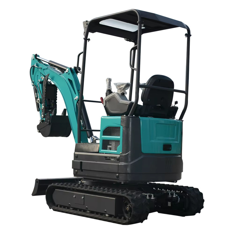 Nicosail Kompaktbagger 1,8 t in Türkis mit EPA- und CE-Zulassung - Bild 2