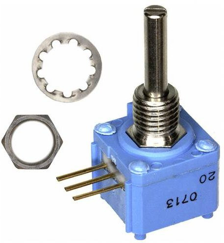 Honeywell SPS 309NPC50K Dreh-Potentiometer in Blau - Bild 1