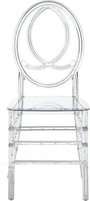 Vente-unique Stuhl Amaline aus massivem Polycarbonat, transparent, Breite: 38,5 cm, Tiefe: 53 cm, Höhe: 91,5 cm - Bild 1