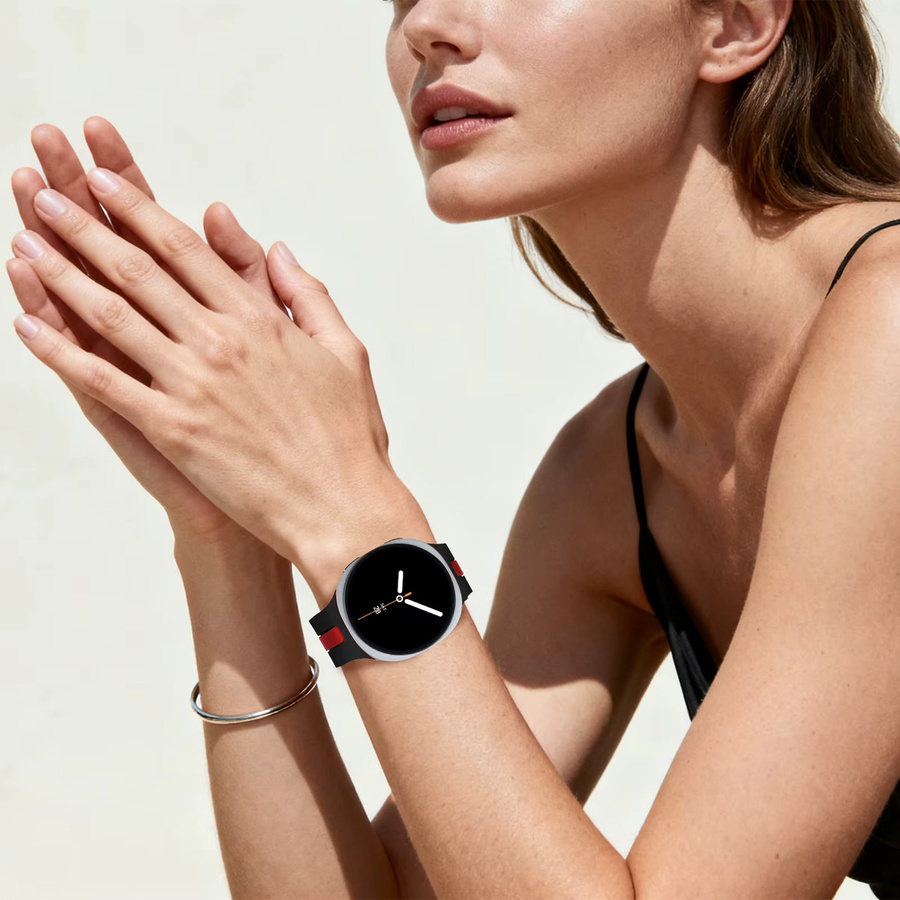 I LOVE LUO Uhrenarmband Silikon, Bicolor, Unisex - Bild 3