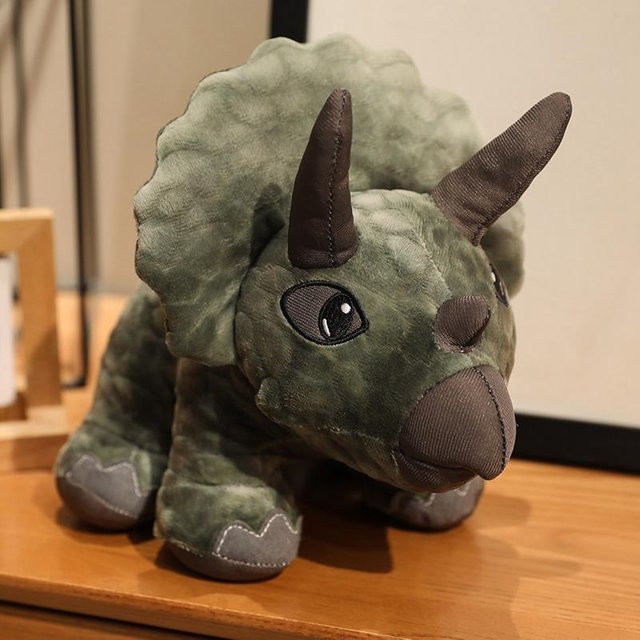 Yiran toy Dinosaurier Stofftier Plüsch, Grün, ab 14 Jahre - Bild 1