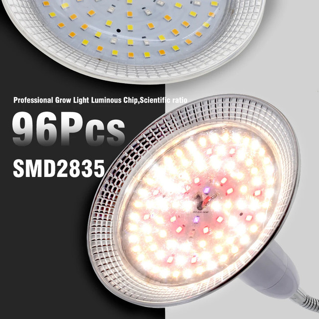 IWP LED Vollspektrum Pflanzenlampe E27 für Gemüse und Blüten in der Hydrokultur - Bild 1