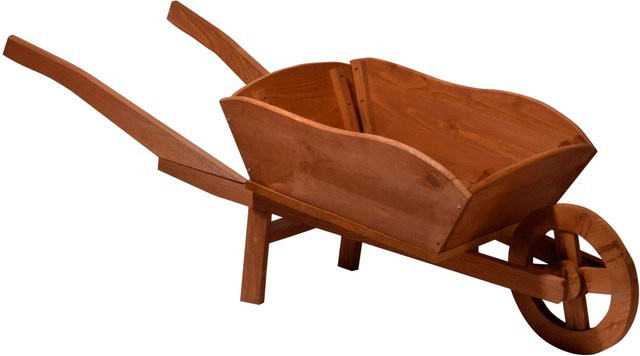 Dobar XXL-Pflanzschubkarre Dunkelbraun B/T/H: 129,5 x 47 x 43 cm - Bild 1