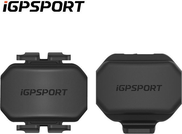 iGPSPORT Trittfrequenz- und Geschwindigkeitssensor CAD70 SPD70 in Schwarz mit Bluetooth und ANT+ für deinen Fahrradcomputer - Bild 1