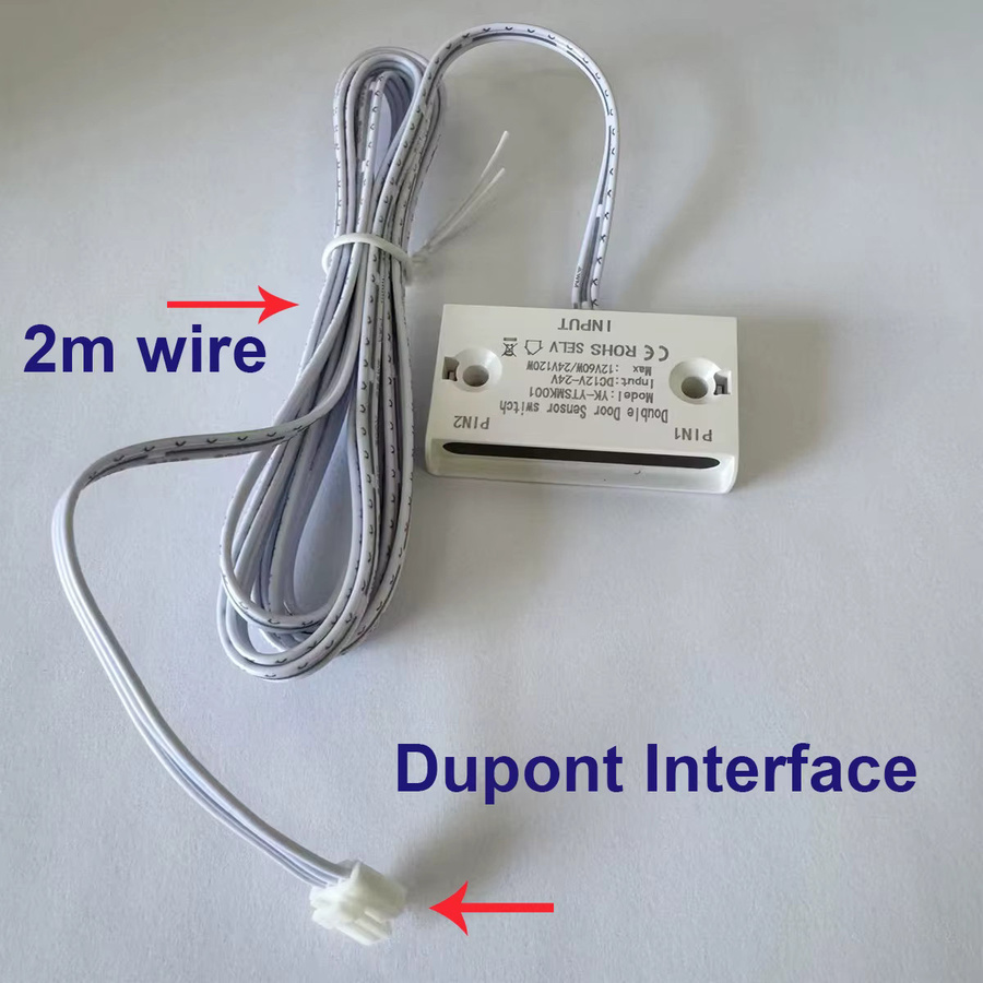 DC12V LED Netzteil mit Bewegungssensor und Türsteuerung für COB LED Streifen, Warmweiß, Weiß - Bild 3
