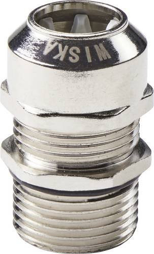Wiska Kabelverschraubung M20 mit Zugentlastung und Dichtung aus Zinkdruckguss, Farbe: Silber, 50 Stück - Bild 1