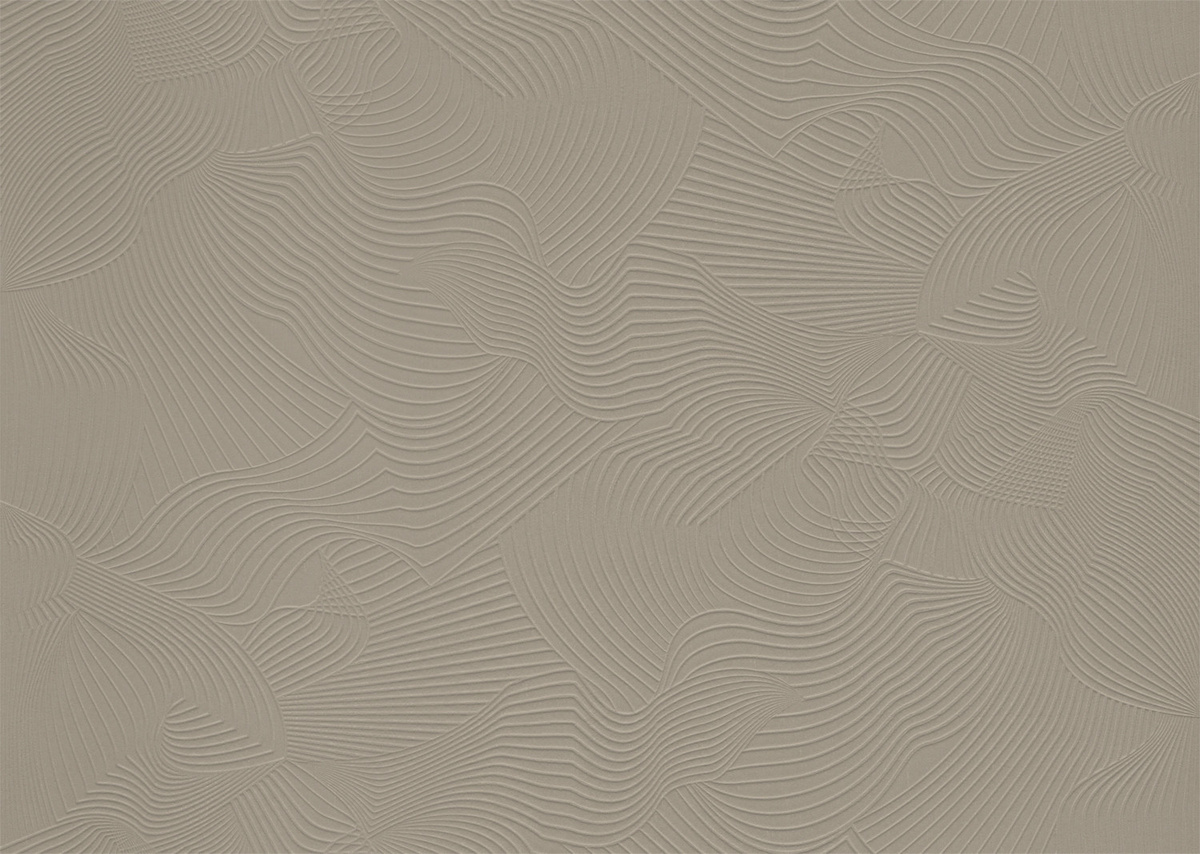 Moooi for Arte Wallpaper Techno Bee in Sand mit abstraktem geometrischem Design - Bild 1