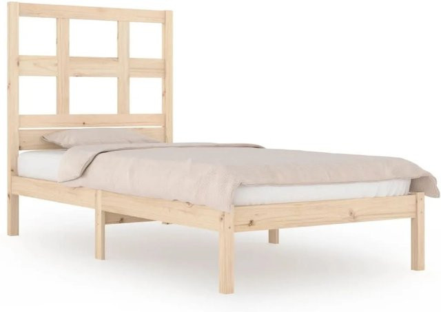 vidaXL Massivholzbett aus Kiefer in Braun, B/T/H: 90 x 200 cm - Bild 1