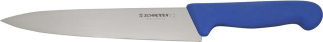 Schneider Kochmesser mit Schutzhülle aus Edelstahl in Blau, Klingenlänge: 20 cm - Bild 1