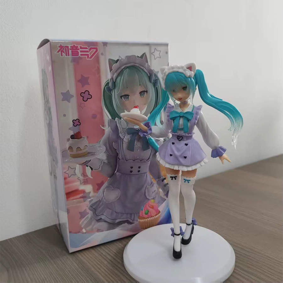 F:NEX Hatsune Miku Cat Ear Maid Anime Figur, 1/7 Scale, Einzelfigur - Bild 3