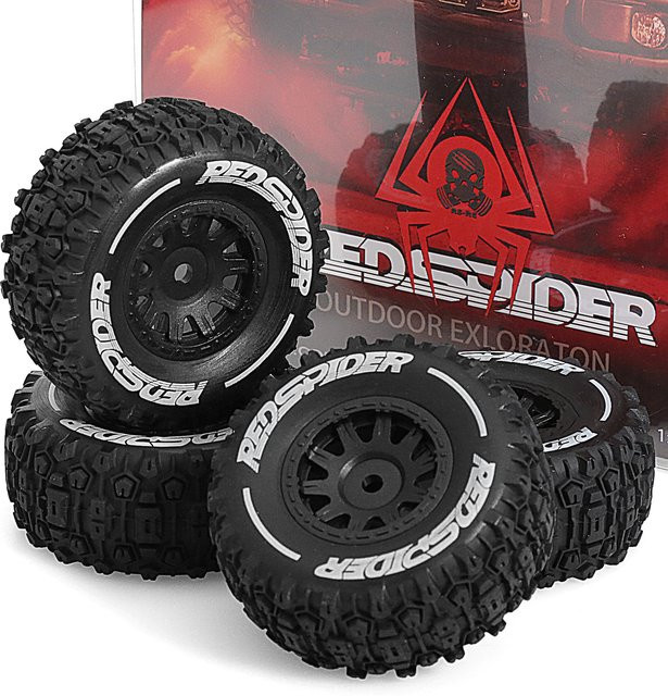 Red Spider RC Mojave Grom Short Truck Wheels, 4-teiliges Set - Bild 1