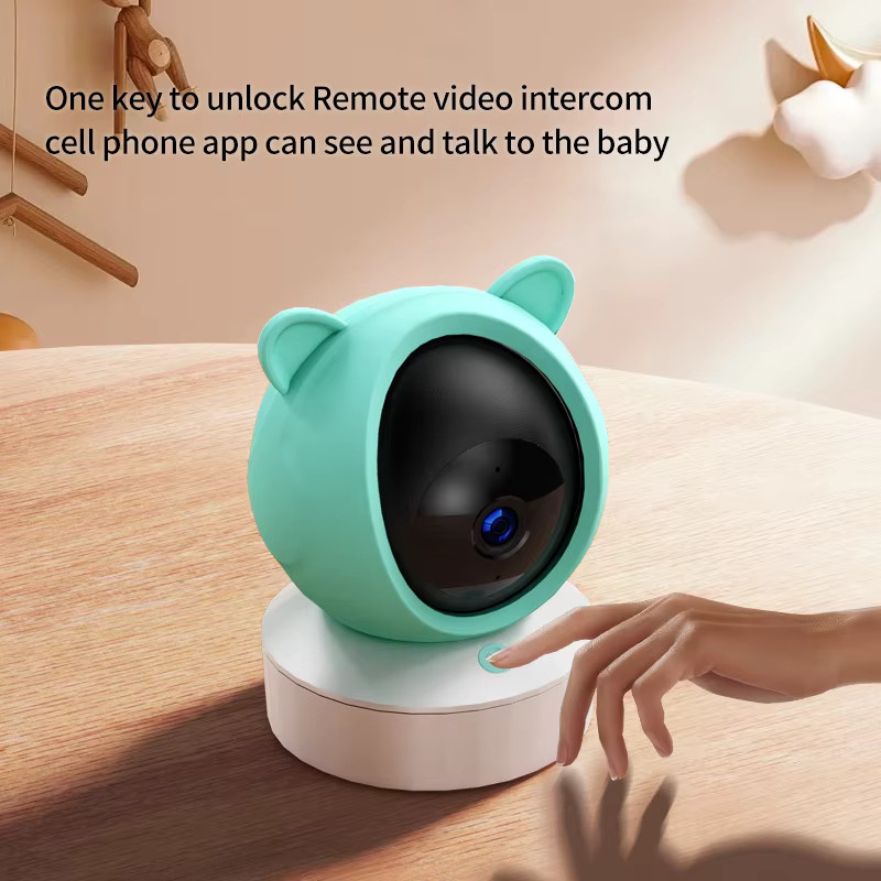 DANMINI 5 Zoll Tuya Babyphone mit 2K High Definition WiFi und App-Steuerung sowie drehbarer Gimbal-Kamera - Bild 4