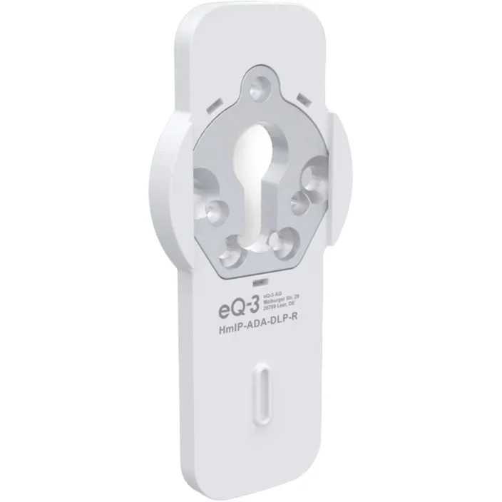 Homematic Adapter Rundrosette Türschlossantrieb HmIP-ADA-DLP-R Halterung in Weiß oder Anthrazit - Bild 1