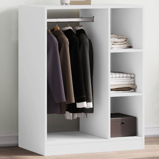 Vidaxl Garderobenschrank aus Holzwerkstoffmaterial in Weiß mit minimalistischem Design, B/T/H: 77 x 48 x 102 cm - Bild 1