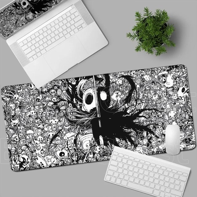 Hollow Knight Gaming-Mauspad von Richard in Multicolour mit HD-Druck, B/T/H: 80 x 40 x 0,2 cm - Bild 1