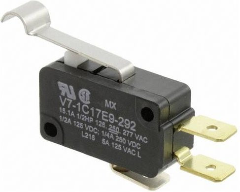 Honeywell SPS V7-1C17E9-292 Schnappschalter in Schwarz - Bild 1