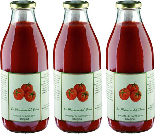 Le Masserie del Duca Passierte Kirschtomaten 3 x 700 g - Bild 1