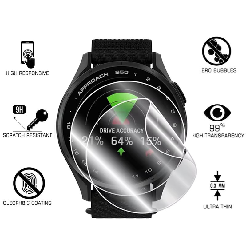 Garmin Hydrogelfolie Displayschutzfolie, transparent, Unisex - Bild 4