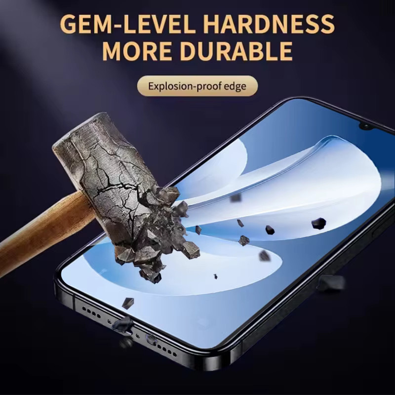 Schutzglas aus gehärtetem Glas in Schwarz für Realme Narzo N63 N65 60x 80x 80 Lite 5G N53 N55 30A 30 Pro 5G 50 50i Prime 50A - Bild 3