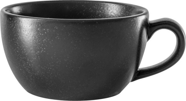 VEGA Kaffeetasse Masca Schwarz aus Porzellan, 6er Pack, Durchmesser: 9,5 cm, Höhe: 5,5 cm, 200 ml - Bild 1
