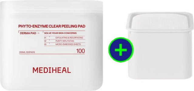 MEDIHEAL Phyto-Enzym Klärendes Peeling-Pad, 200 Pads, Salicylsäure - Bild 1