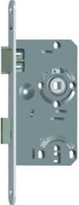SAG Einstockschloss für Innen, Farbe Silber, B/T/H: 55 x 72 mm - Bild 1