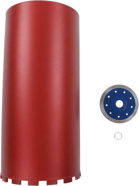 Koogeelife Diamantkernbohrer aus rotem legiertem Stahl für Mauerwerk und Wandöffnungen, Durchmesser: 150 mm (6 Zoll) - Bild 1