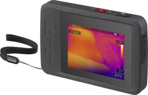 Voltcraft WBP-160 Wärmebildkamera mit integrierter Digitalkamera, WiFi und Messbereich von -20 bis 550°C, 160 x 120 Pixel, 25Hz, Schwarz - Bild 1