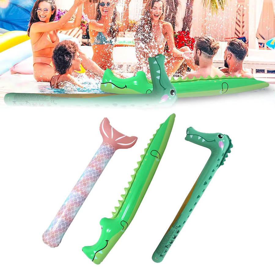 Bunte Pool Nudel Schwimmhilfe für Kinder und Erwachsene aus Kunststoff, Länge: 1 m - Bild 2