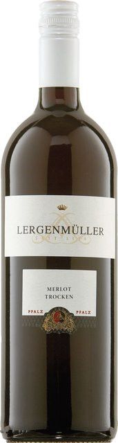 Lergenmüller Merlot Rotwein, 2024, Pfalz, trocken, 1,0 l - Bild 1