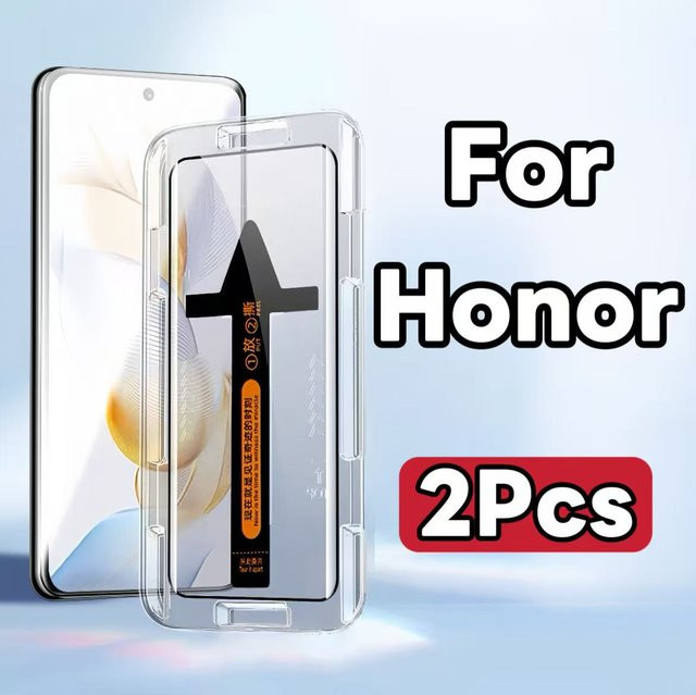 2er-Pack HD-Displayschutz aus gehärtetem Glas für Honda Magic Series 6, 5, 4 und 3 Pro, transparent und kratzfest - Bild 1