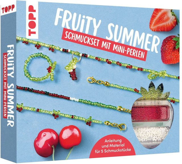 Topp Schmuckset mit Perlen Fruity Summer bunt - Bild 1