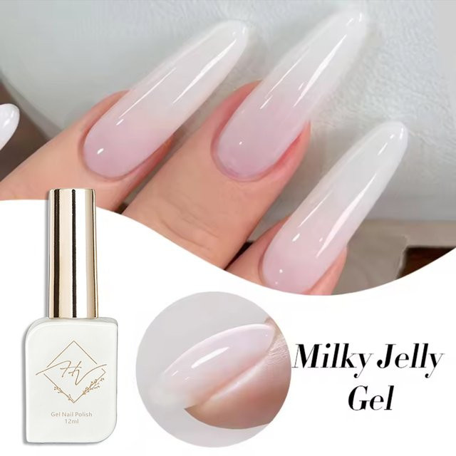 MISS SHAKA Gel-Nagellack, Weiß, Glänzend, 12 ml - Bild 1