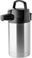 Helios Coffeestation Pumpkanne Silber/Schwarz, Volumen: 2,5 l, Höhe: 34 cm, Breite: 15,5 cm, Tiefe: 15,5 cm - Bild 1