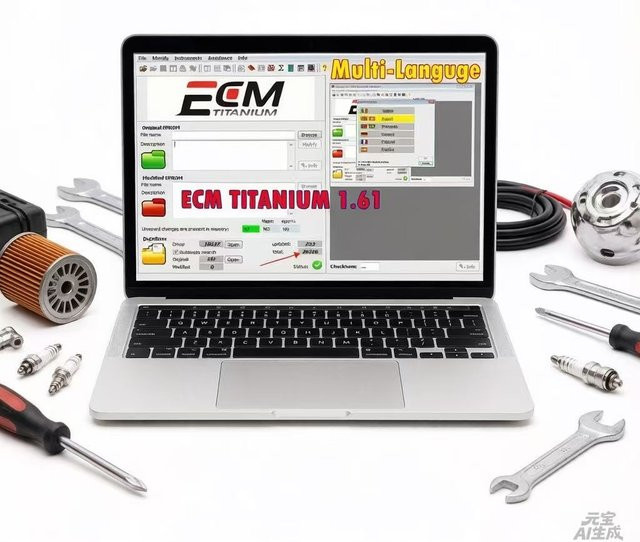 ECM TITANIUM 1.61 ECU-Tool mit über 26000 Treibern für Windows 7/8/10 via USB - Bild 1
