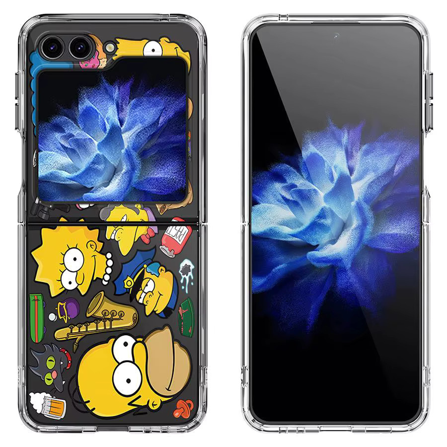 Samsung Galaxy Z Fold Handyhülle mit Cartoon The Simpsons Design in Multicolour, harte Schutzhülle für Samsung Galaxy Z Fold 3, Z Fold 4, Z Fold 5, Z Fold 6 und Z Fold 7 - Bild 4
