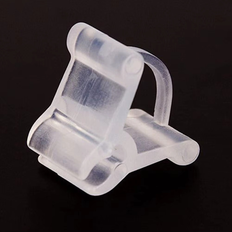 Transparente Pflanzenstützen aus Kunststoff als Garten Transplantat Clips zur Befestigung von Reben und Zweigen im Gewächshaus - Bild 2