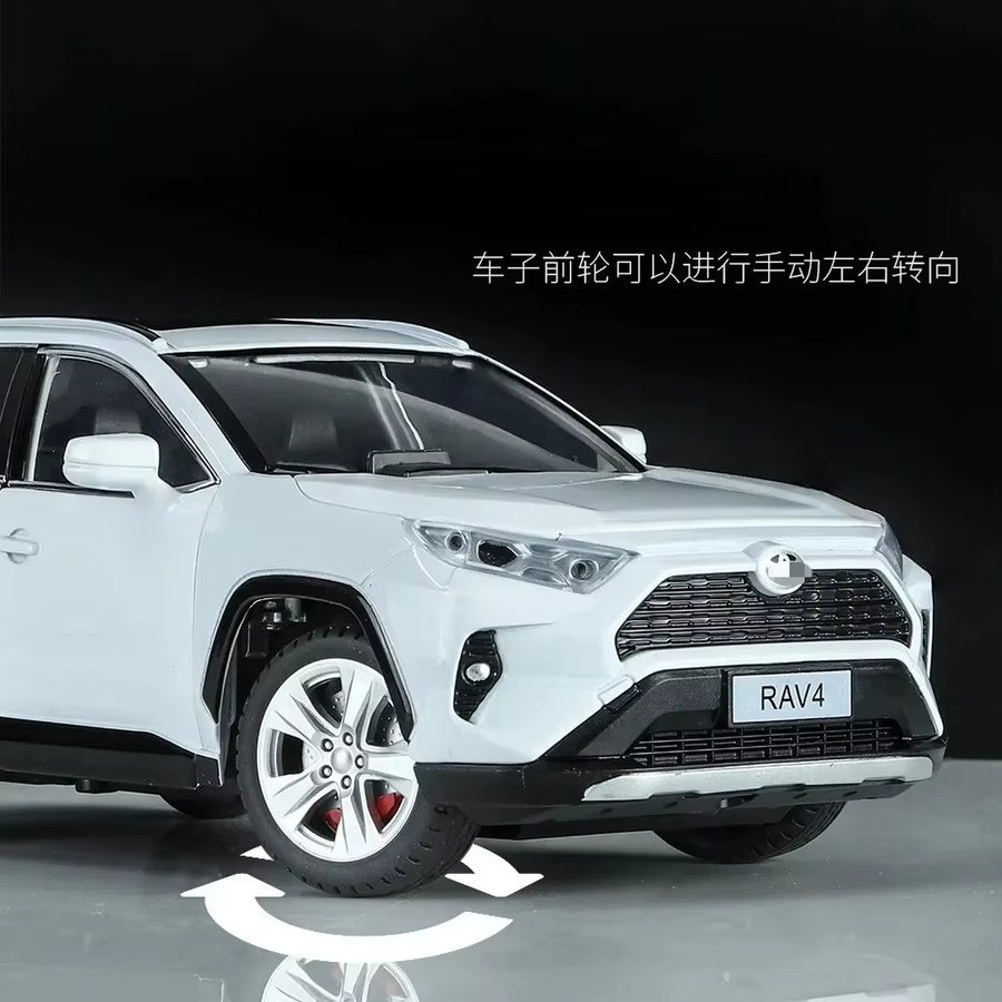 MINI AUTO RAV4 SUV Automodell, 1:24, Metall, Blau, Weiß - Bild 2