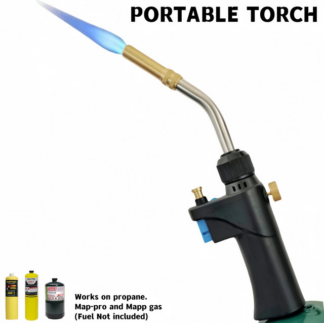 YDONGTLOGY Handheld Propan Fackel Kopf für MAPP Gas als Gas Brenner zum Schweißen, Löten und Härten - Bild 1