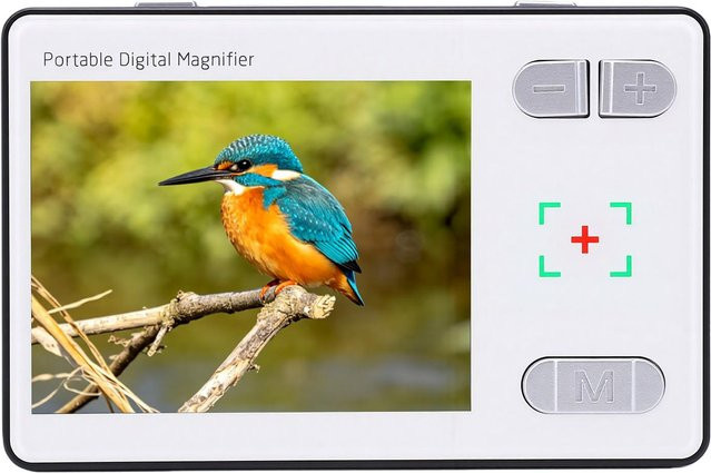 Toys Arts Digitaler Vergrößerer, 3,5 Zoll, White - Bild 1