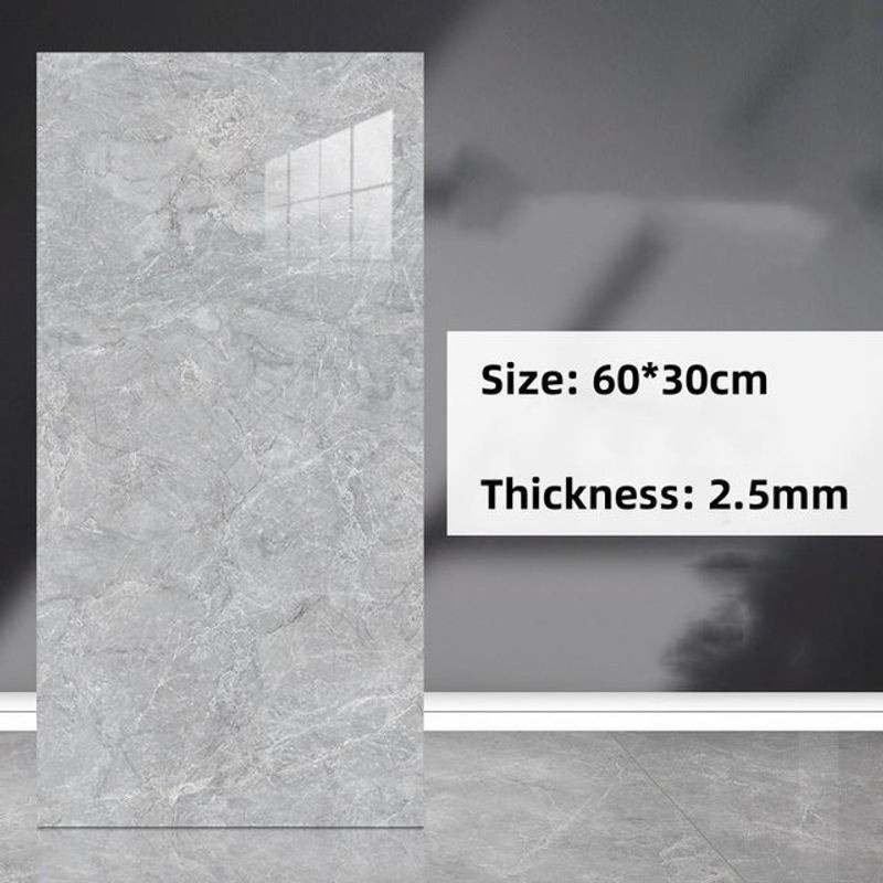 20er Set selbstklebende Wandaufkleber in Marmor-Optik von beautybaby, wasserdichte Fliesen-Dekoration aus Aluminium-Kunststoff in Grau, geometrisches Design für moderne Wandgestaltung - Bild 1