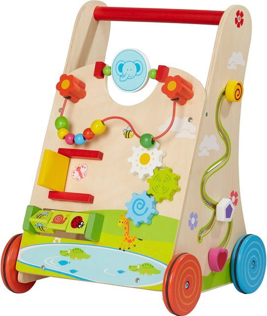 Solini Lauflernwagen, Holz, ab 1 Jahr - Bild 1