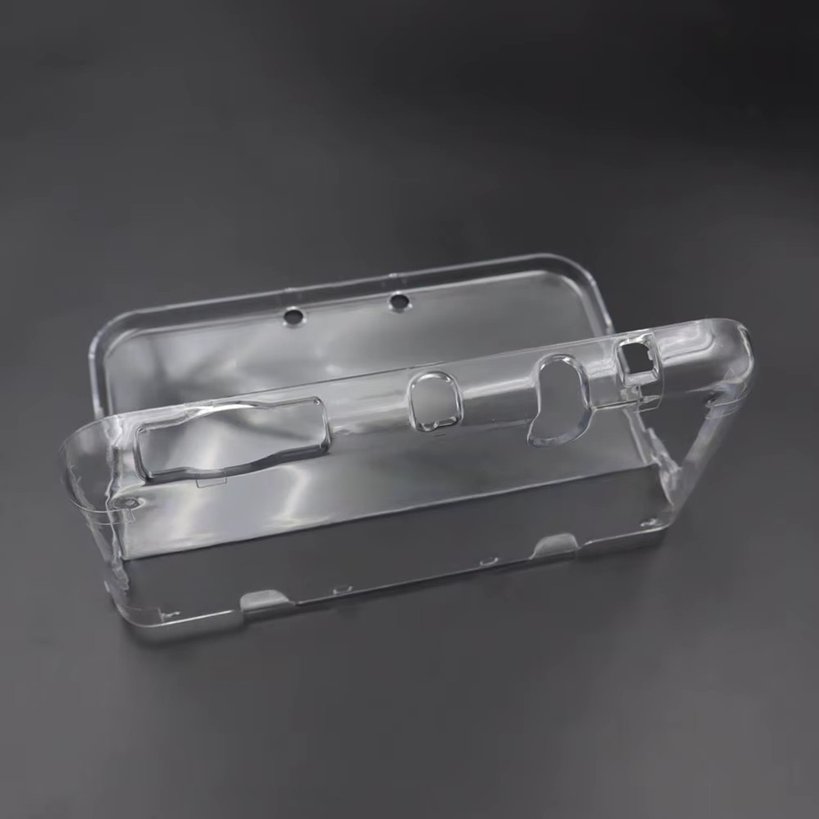TingDong Schutzset für New Nintendo 3DS XL in Transparent und Blau mit Hartschale, Schutzfolien für obere und untere Bildschirme sowie Linsenabdeckungen - Bild 2