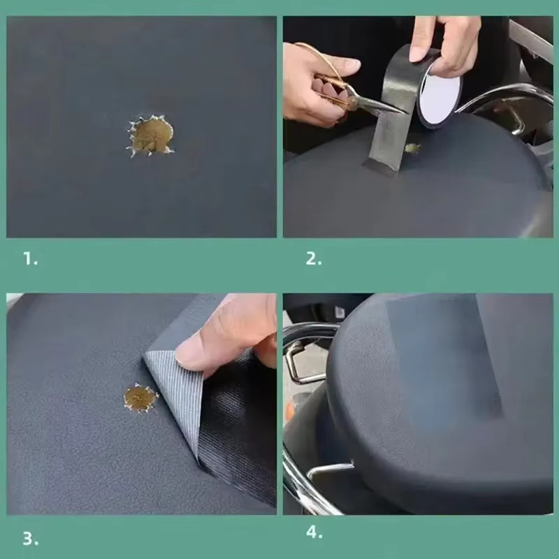 SEAMETAL Selbstklebendes Leder-Reparaturband für Autositze, Möbel, Taschen und Schuhe - Bild 2