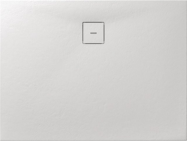 Breuer Duschwanne Modern Line aus Mineralguss in Weiß, Rechteck, B: 100 cm, T: 80 cm, H: 4 cm - Bild 1
